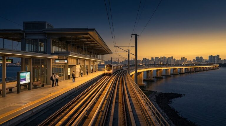 RTS Link train station connecting Johor Bahru and Singapore, 2026
